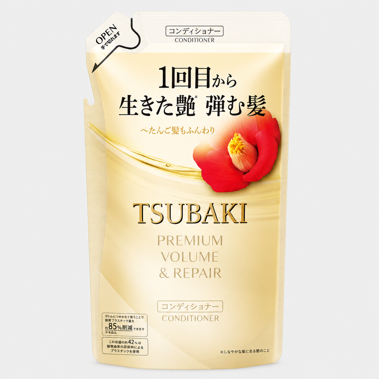 Tsubaki Condicionador Premium Volume & Repair Refil