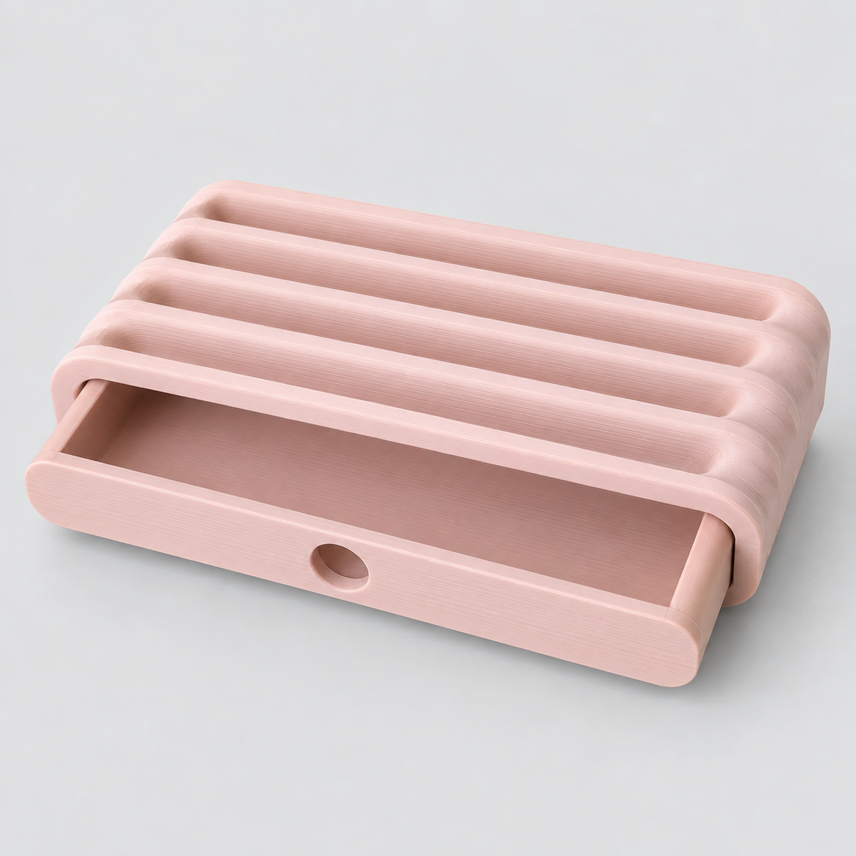 Organizador de Mesa com Gaveta Ribbleas – Pequeno rosa — imagem principal ilustrativa