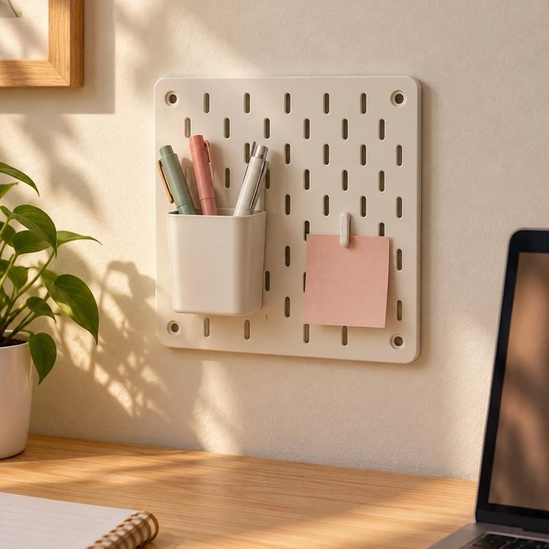 Painel Organizador de Parede Pegboard 18 × 18 cm — Milanzi