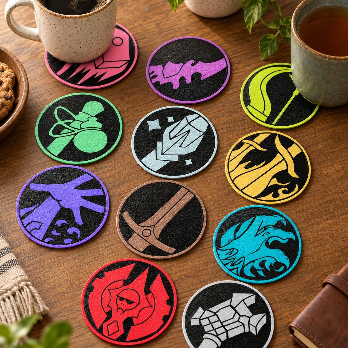 Porta-Copos Gamer WoW Classes RPG Decorativo — Milanzi