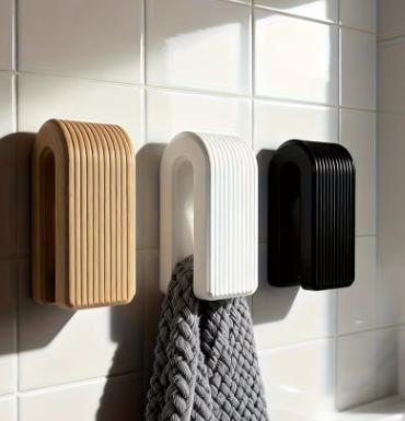 Porta Toalha Premium de Parede Design Minimalista para Banheiro — Milanzi