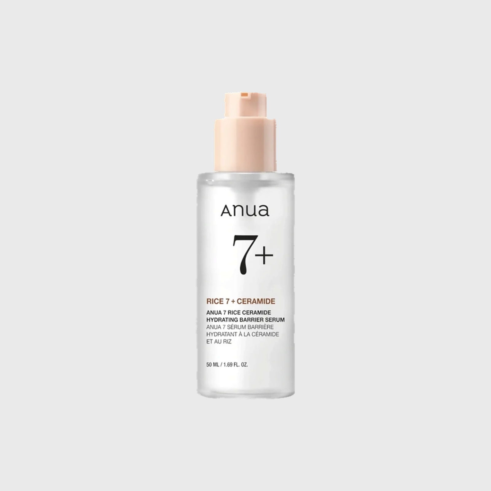 Sérum Facial Anua Rice 7+ Ceramide Hydrating Barrier de 50 ml - Milanzi