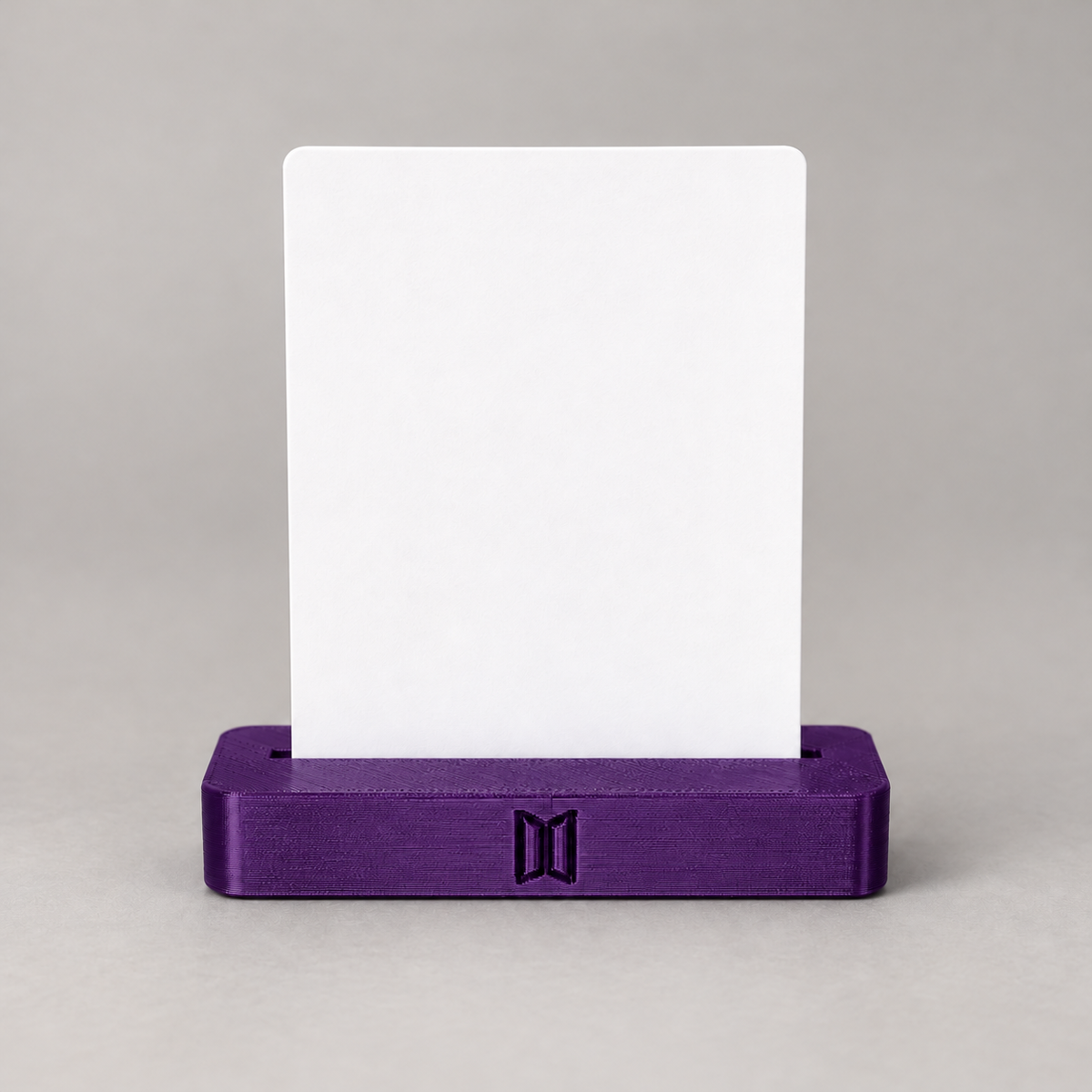Suporte BTS para Photocard de Mesa — Roxo — Milanzi
