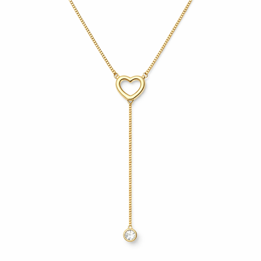 Colar Gravatinha Coração