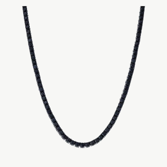 Colar Riviera Noir 3mm em Negro