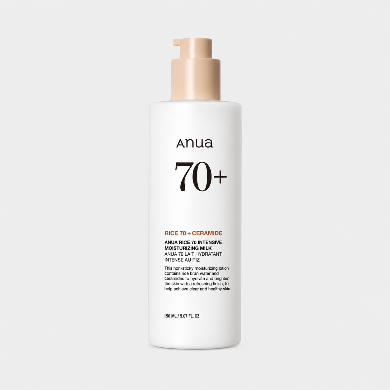 Anua Leite Hidratante Rice 70 Intensive