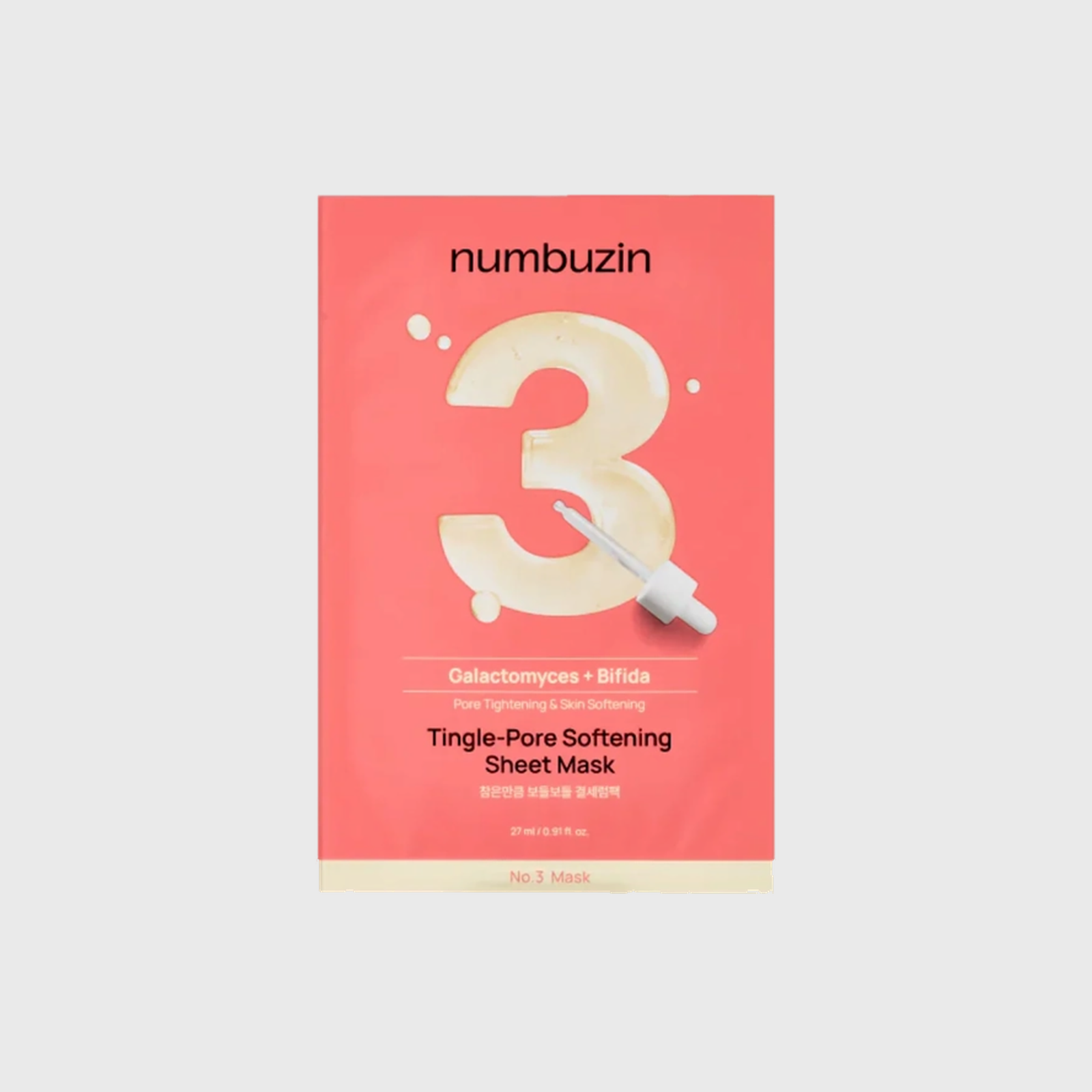 Máscara Facial Hidratante Numbuzin No.3 Tingle-Pore Softening - 1 Unidade - Milanzi