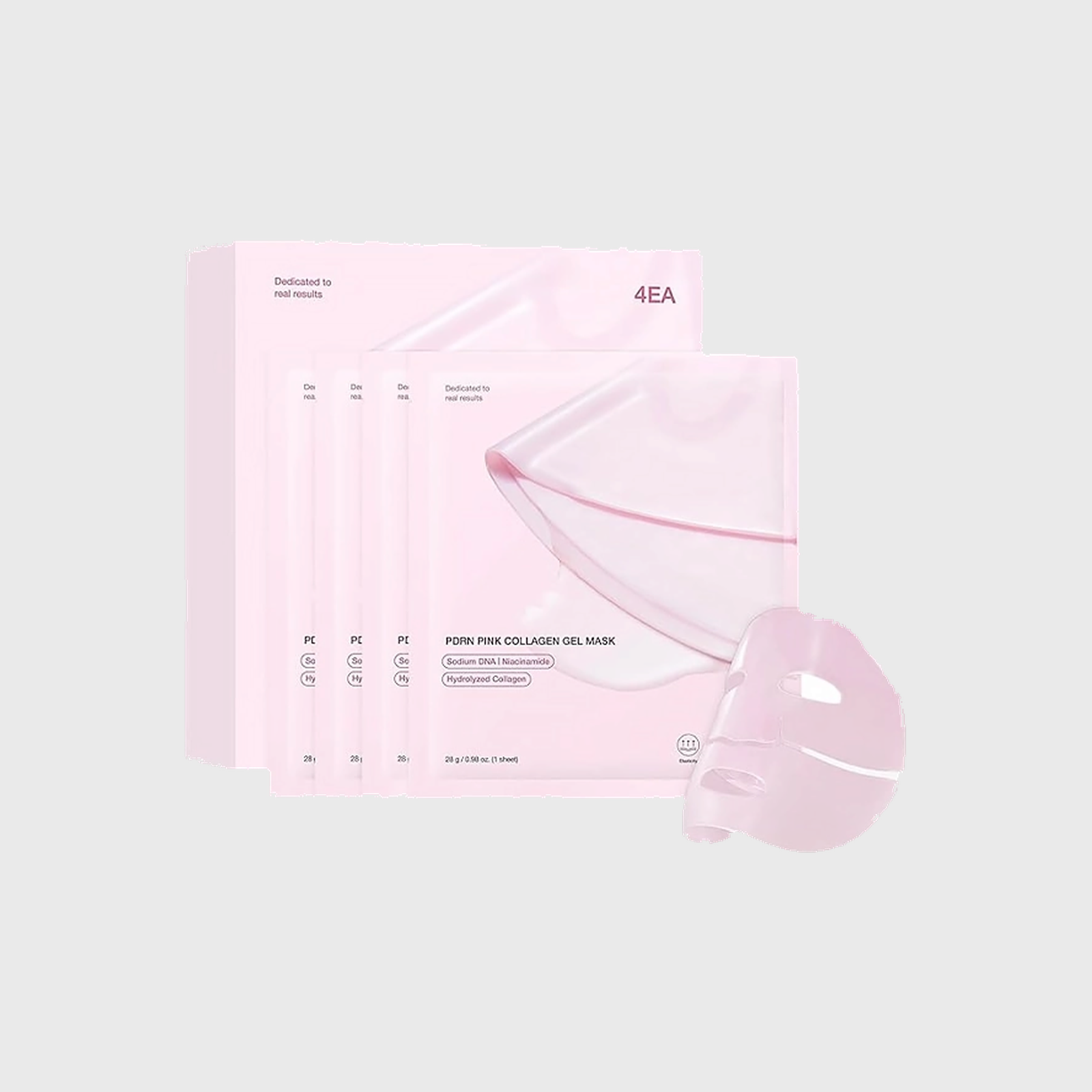 Máscara Facial Medicube PDRN Pink Collagen Gel Mask - 4 Unidades - Milanzi