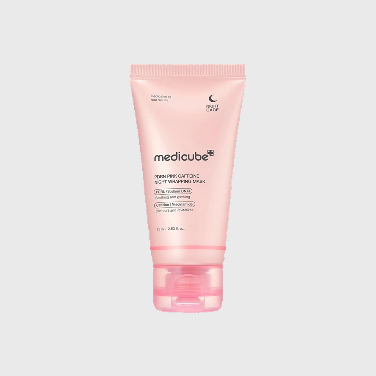 Máscara Facial Noturna Medicube PDRN Pink Caffeine Night Wrapping 75 ml - Milanzi