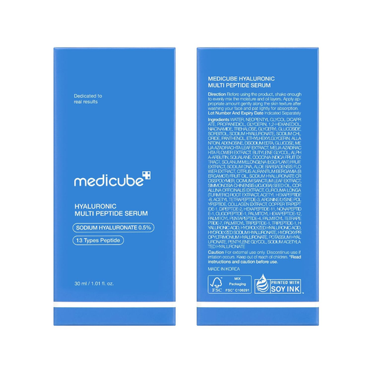 Medicube Sérum Facial com Ácido Hialurônico, PDRN e Peptídeos – (30ml)