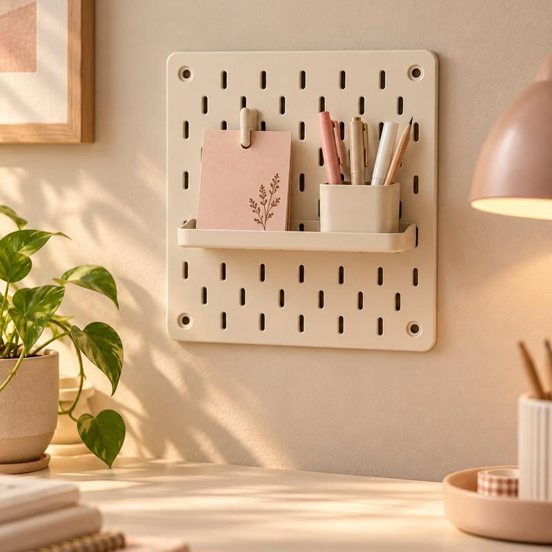 Painel Organizador de Parede Pegboard 18 × 18 cm — Milanzi