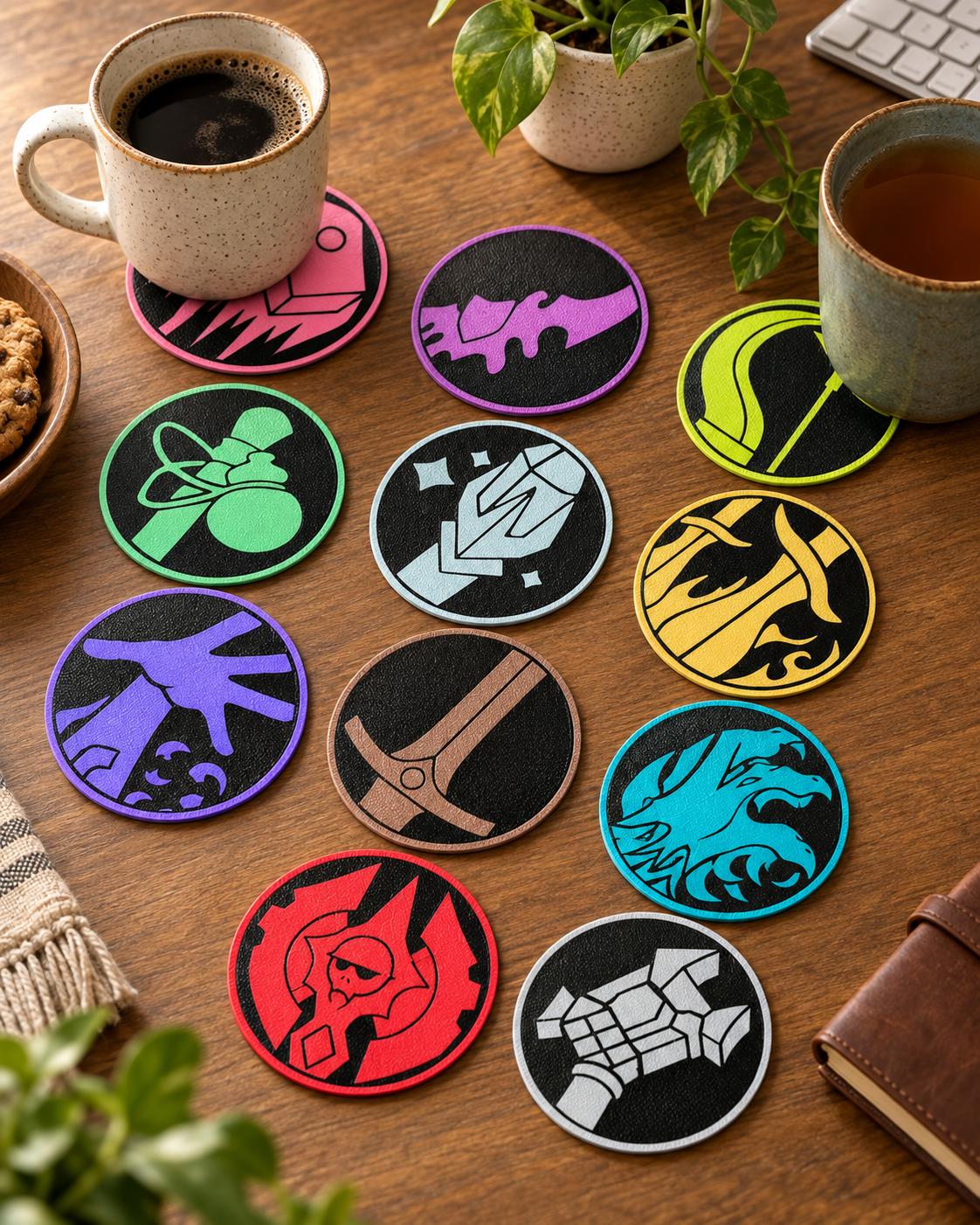 Porta-Copos Gamer WoW Classes RPG Decorativo — Milanzi