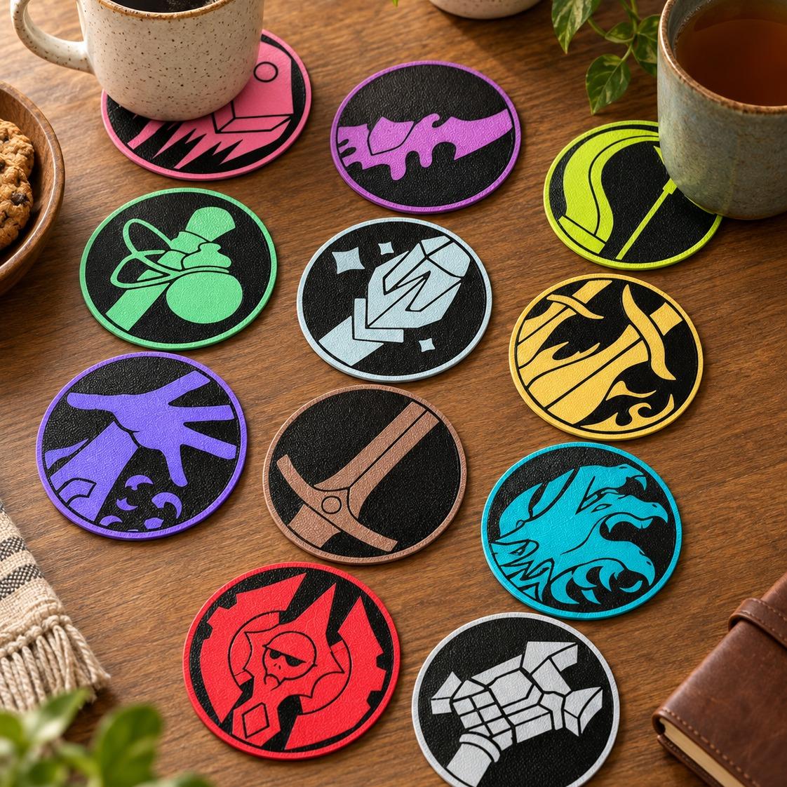 Porta-Copos Gamer WoW Classes RPG Decorativo — Milanzi