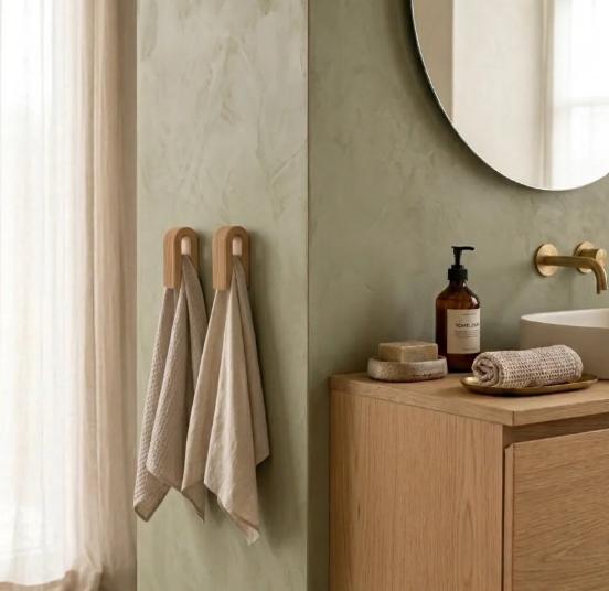 Porta Toalha Premium de Parede Design Minimalista para Banheiro — Milanzi
