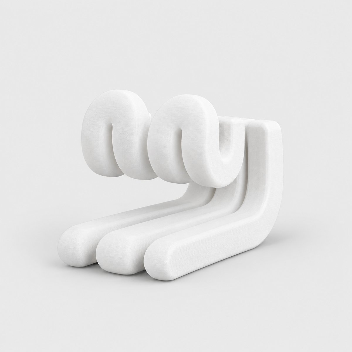 Suporte Ondulado para Tablet de Mesa em Branco — Milanzi