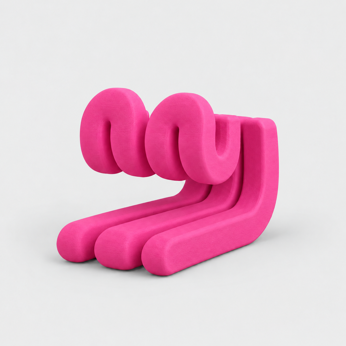 Suporte Ondulado para Tablet de Mesa em Rosa magenta — Milanzi