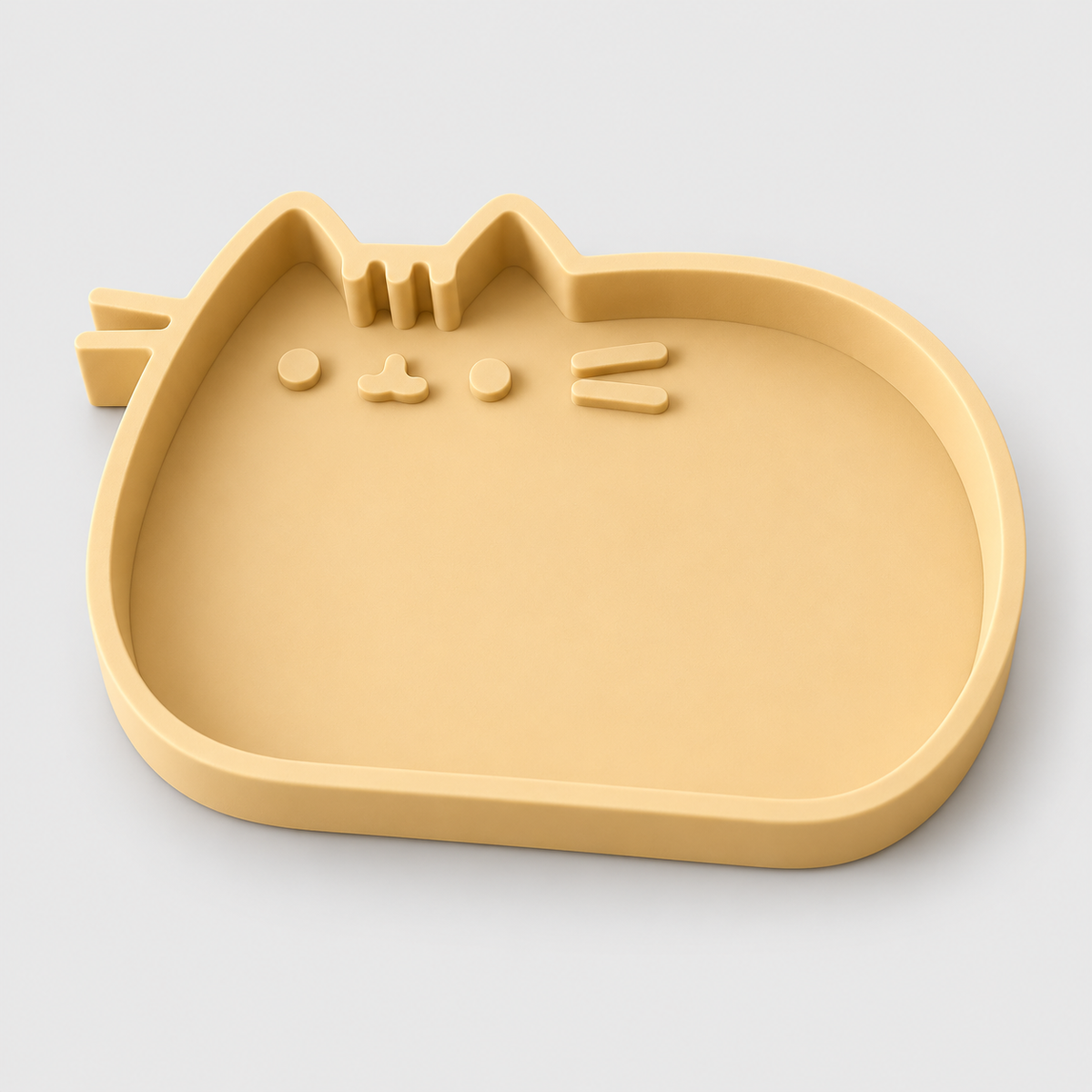 Bandeja Gatinho para Joias e Pequenos Objetos em Amarelo pastel — Milanzi