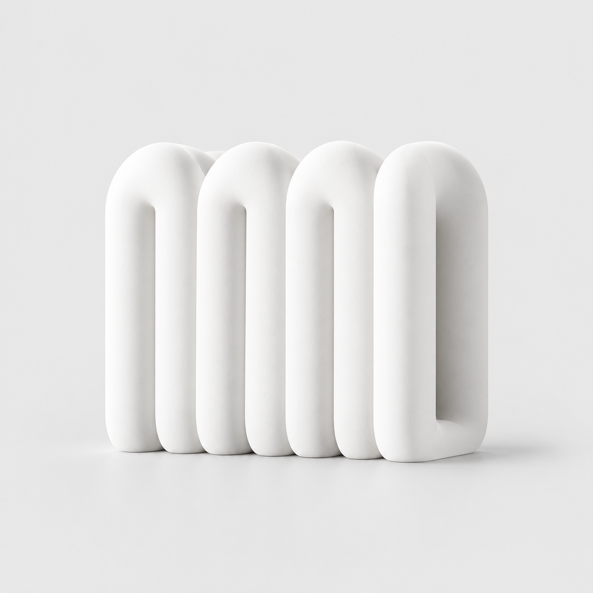 Suporte Vertical Ondulado para Notebook em Branco — Milanzi