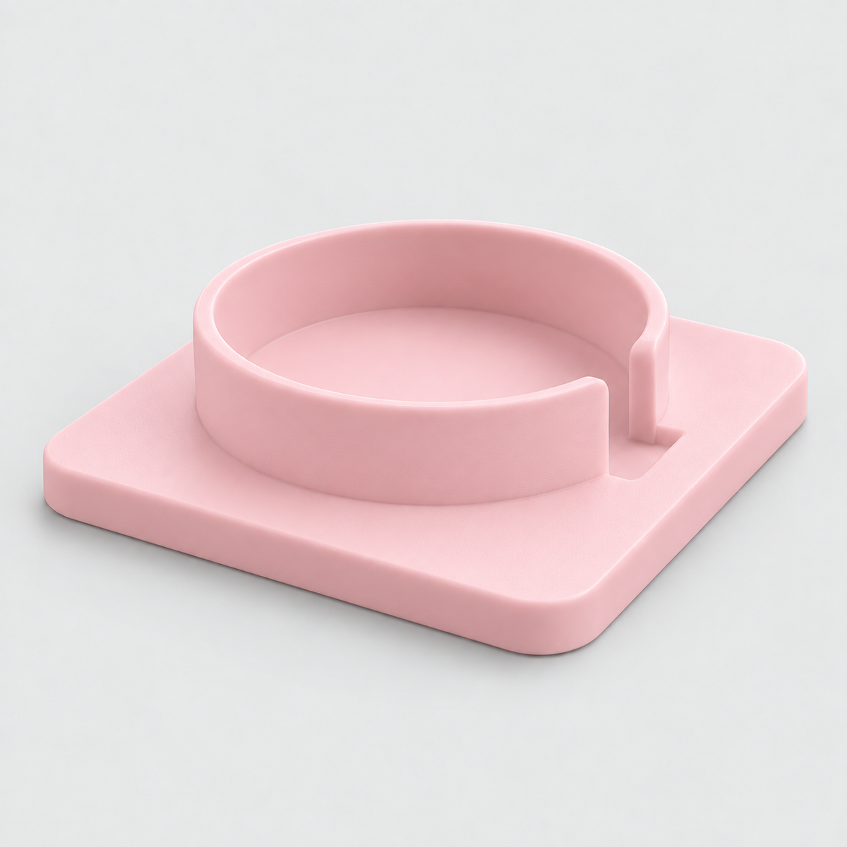 Suporte para Copo de Sofá ou Cama em Rosa pastel — Milanzi