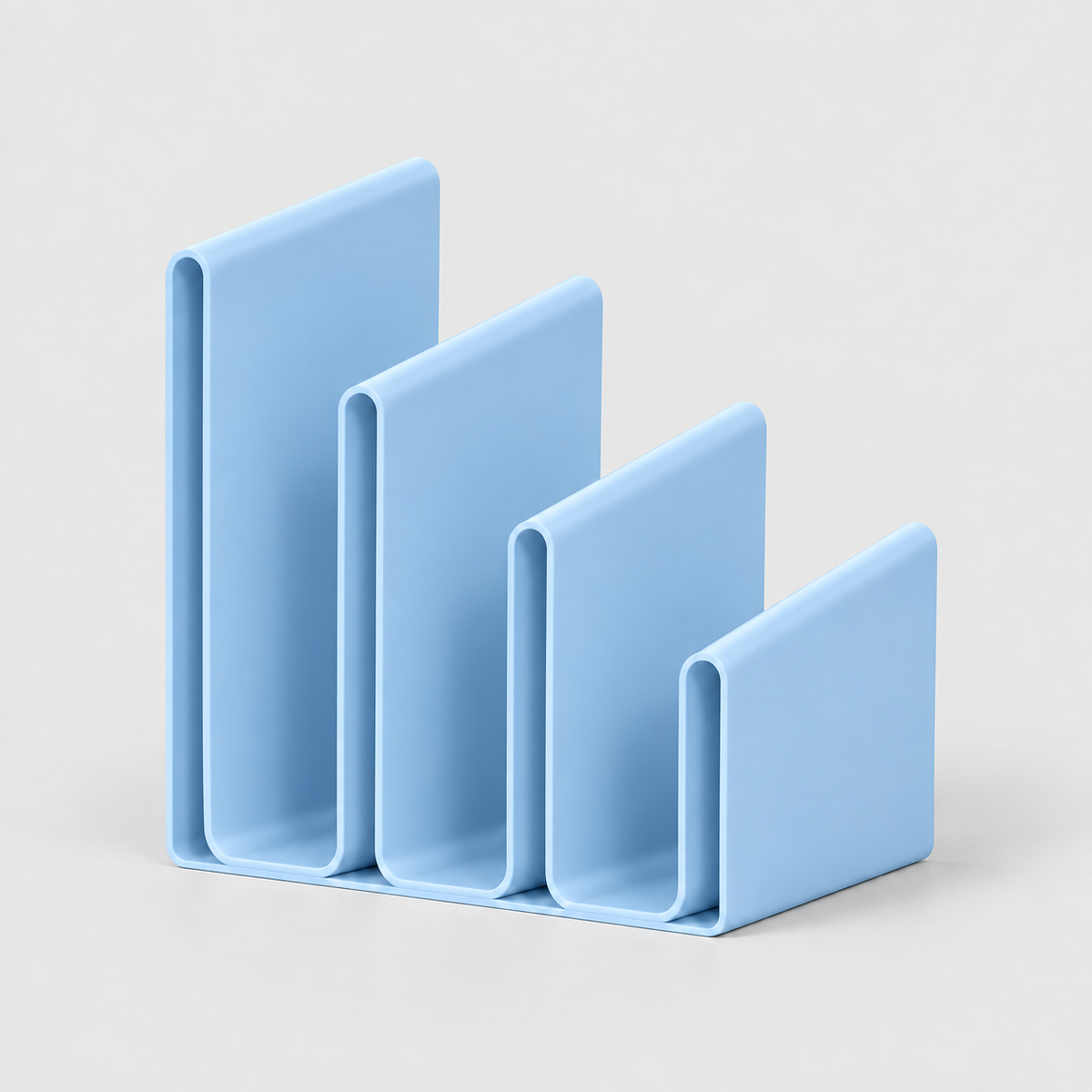 Organizador e Apoio para Livros de Mesa em Azul pastel — Milanzi