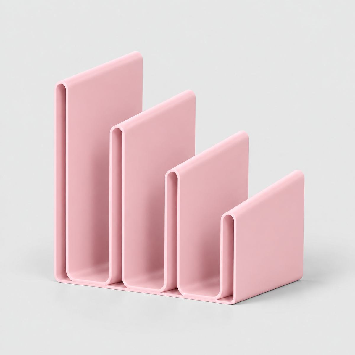 Organizador e Apoio para Livros de Mesa em Rosa pastel — Milanzi