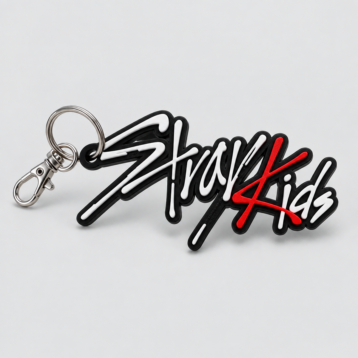 Chaveiro Logo Stray Kids em Vermelho — Milanzi