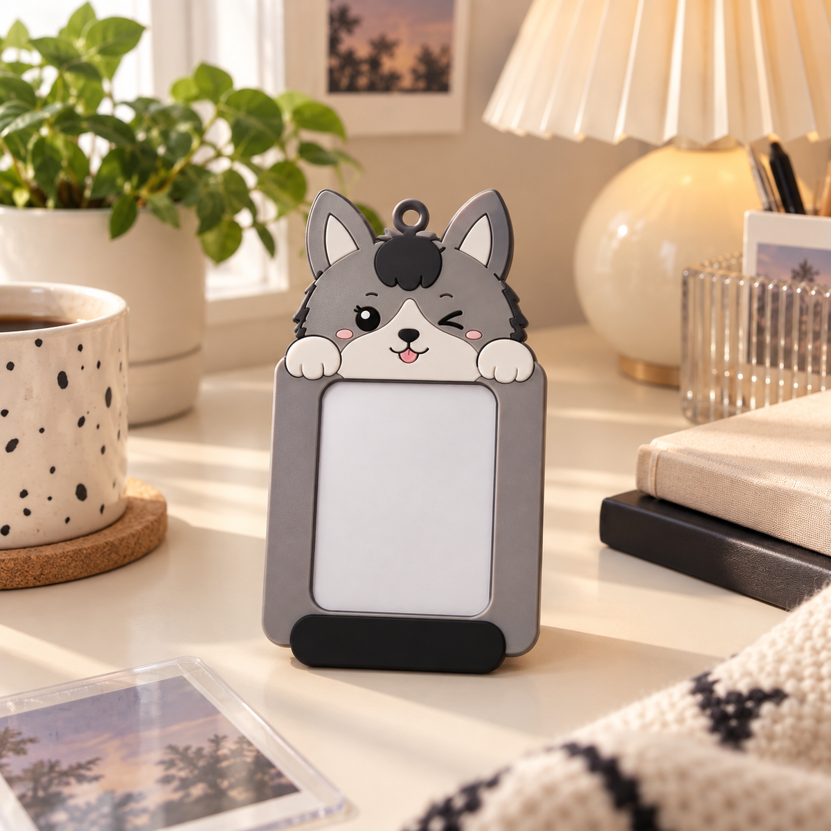 Porta-Photocard SKZOO com Personagem em ambiente — foto ilustrativa Milanzi