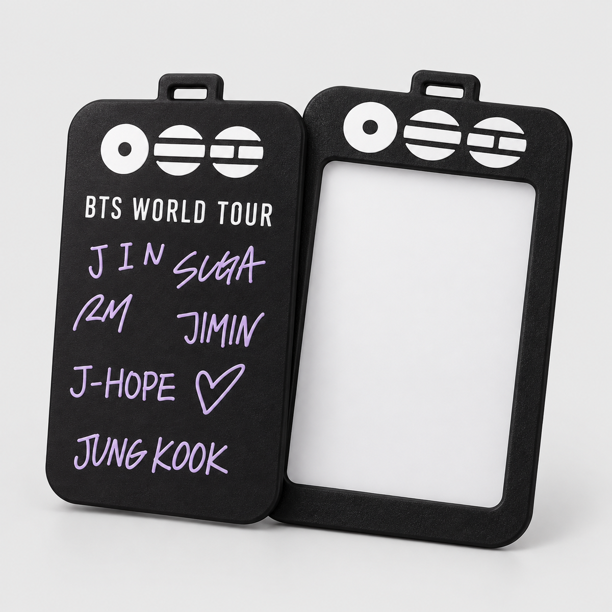 Porta-Photocard BTS World Tour em Preto — Milanzi