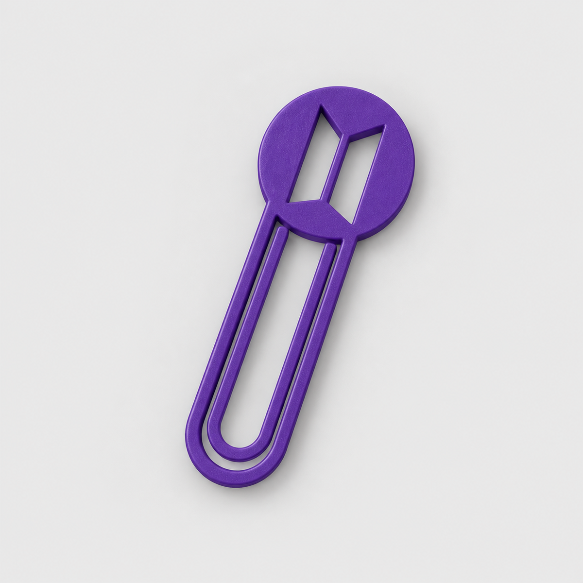 Clips de Papel Símbolo BTS em Roxo — Milanzi