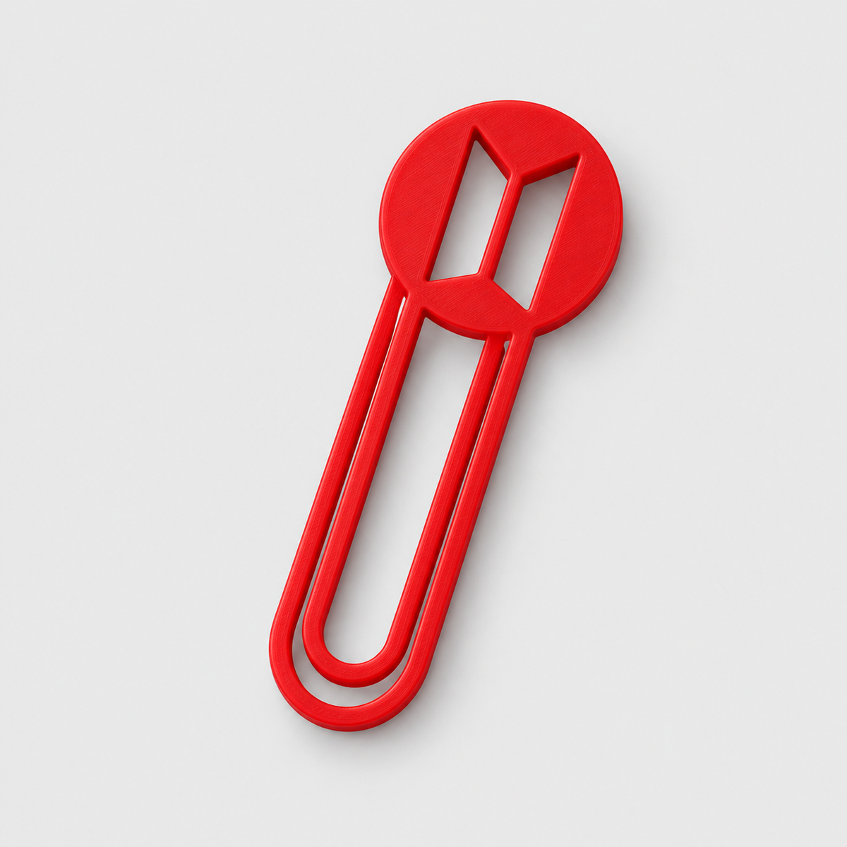 Clips de Papel Símbolo BTS em Vermelho — Milanzi