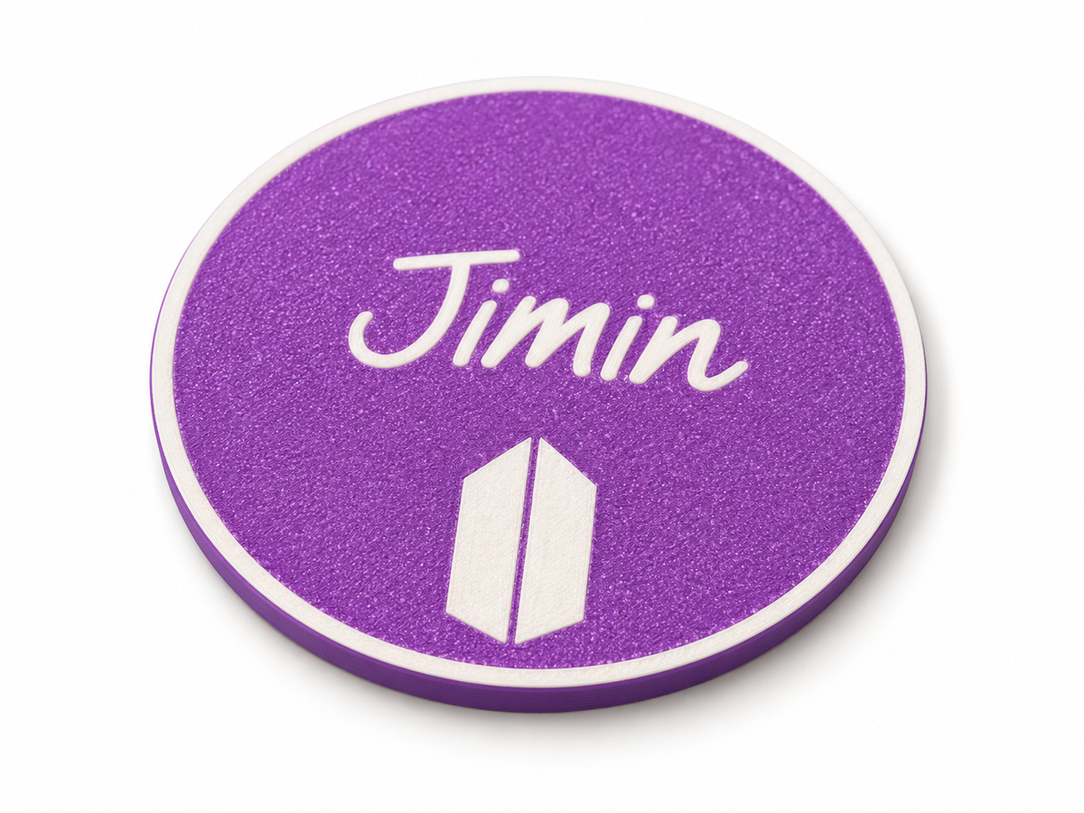 Porta-Copos BTS com Nome do Integrante em Jimin — Milanzi