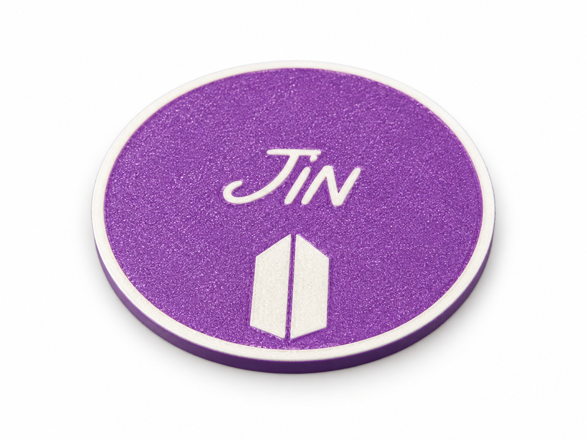 Porta-Copos BTS com Nome do Integrante em Jin — Milanzi