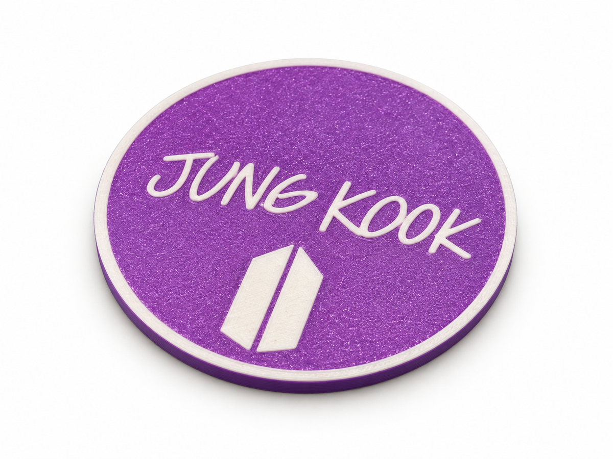 Porta-Copos BTS com Nome do Integrante em Jungkook — Milanzi