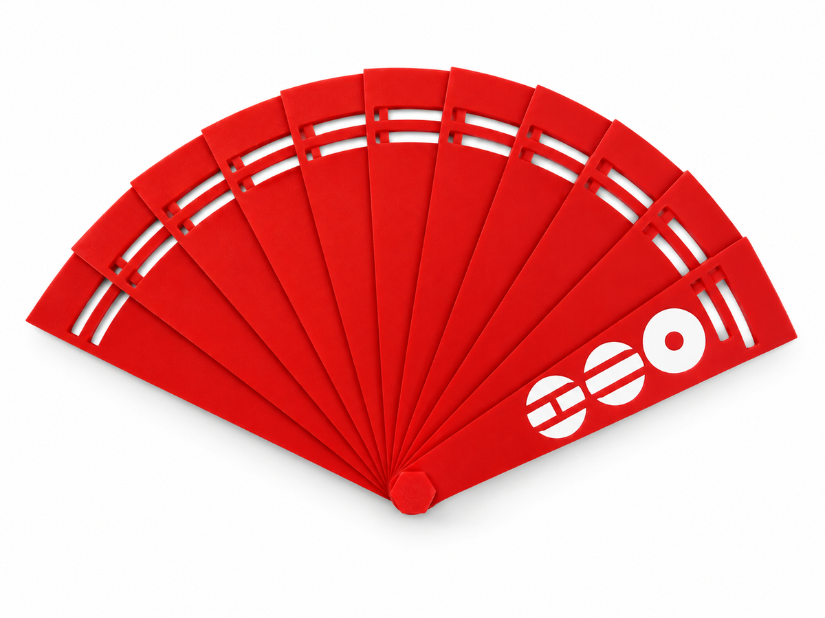 Leque Decorativo BTS em Vermelho — Milanzi