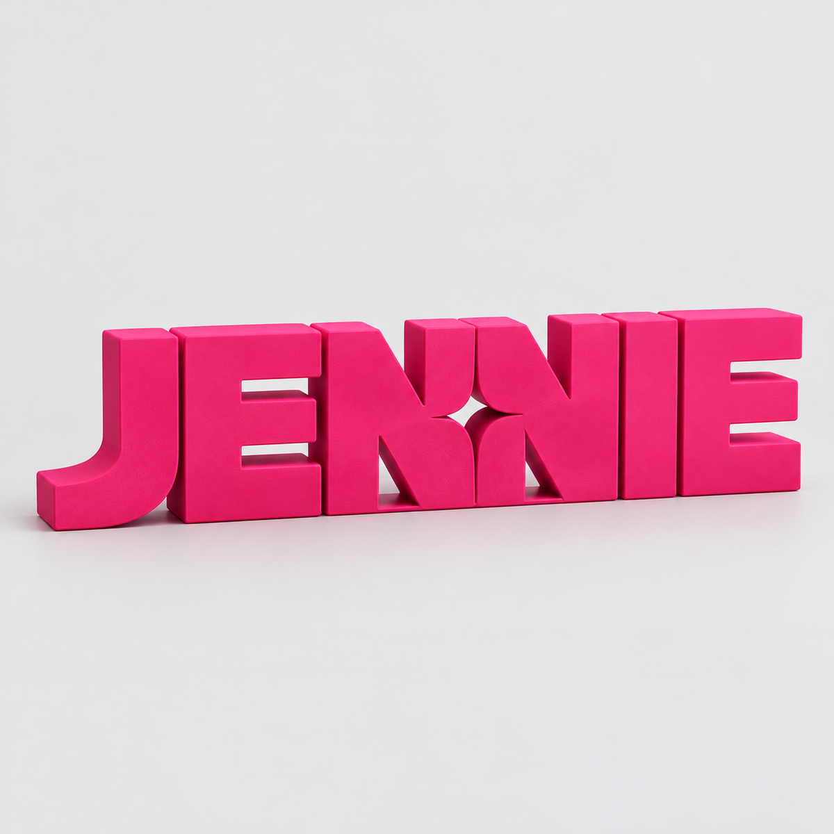 Display Decorativo Logo Jennie em Rosa magenta — Milanzi