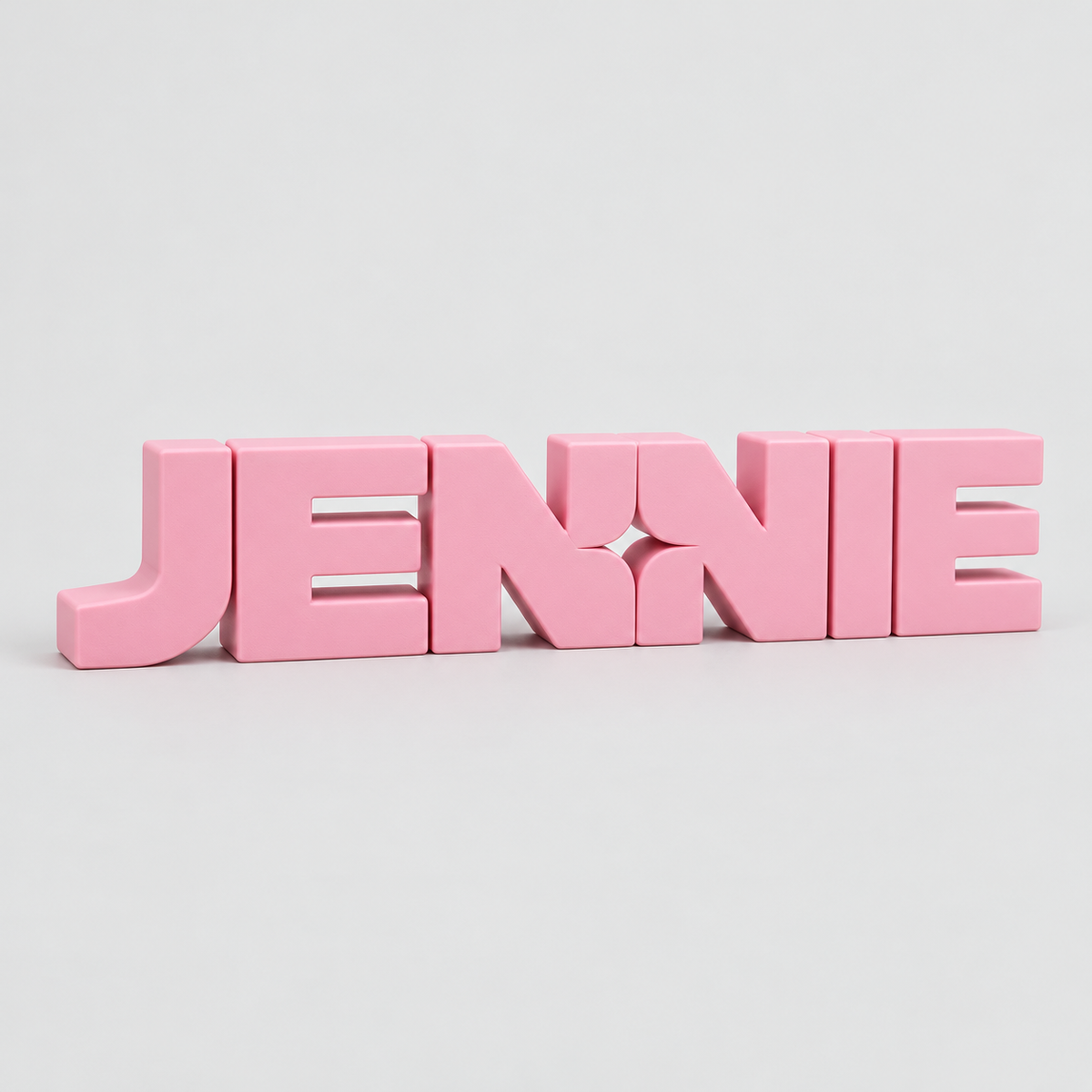 Display Decorativo Logo Jennie em Rosa — Milanzi