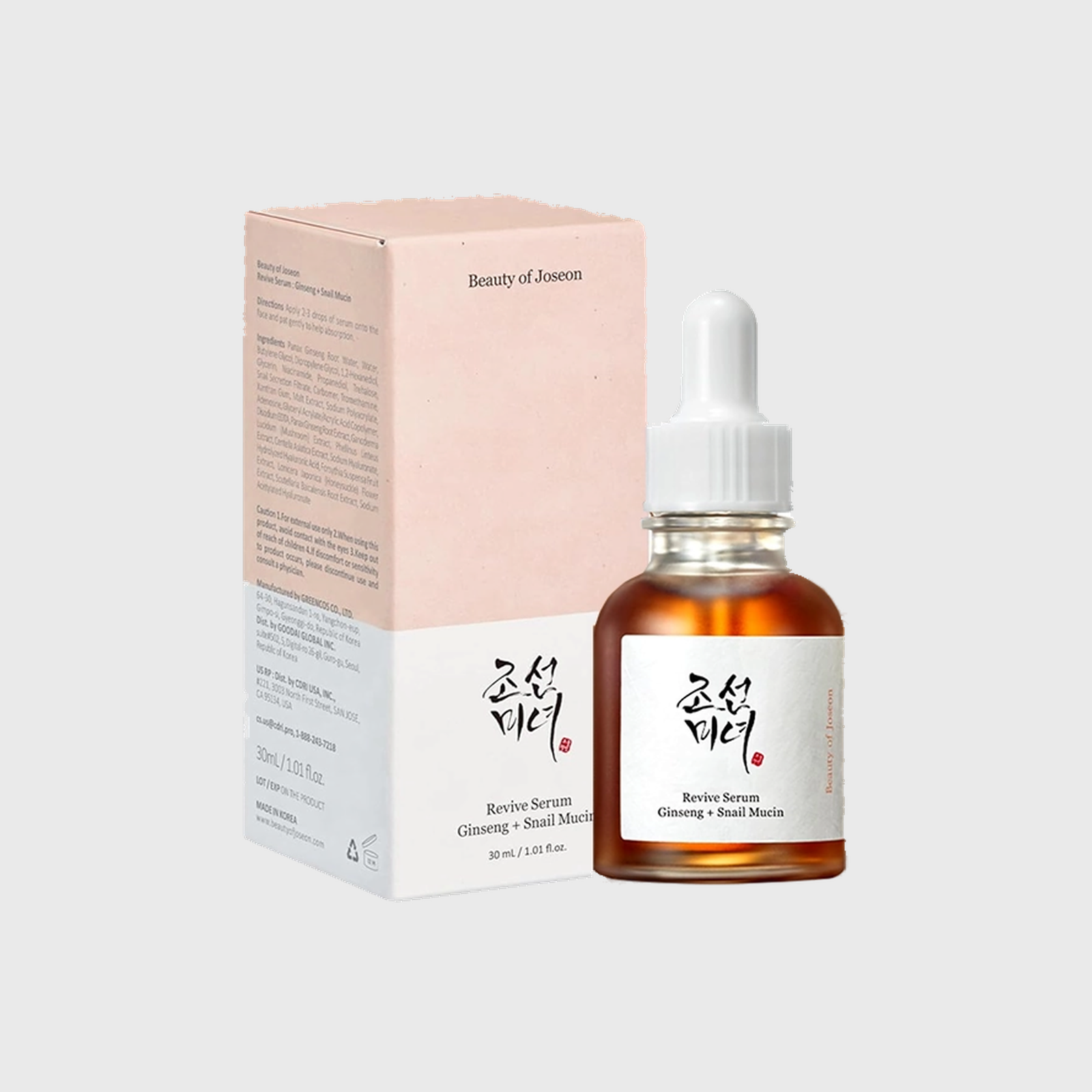 Sérum Facial Beauty of Joseon Revive Serum: Ginseng + Snail Mucin de 30 ml - Milanzi