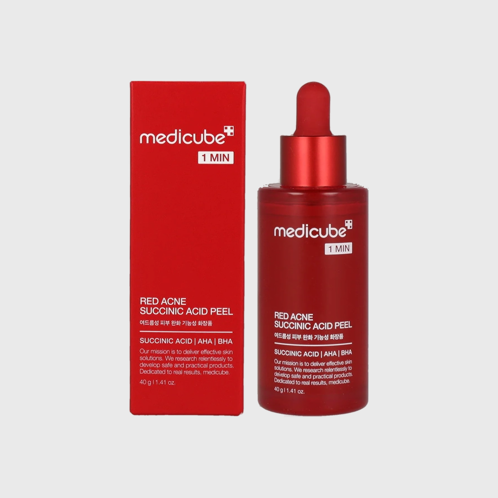 Sérum Facial Medicube Red Acne Succinic Acid Peel de 40 g - Milanzi